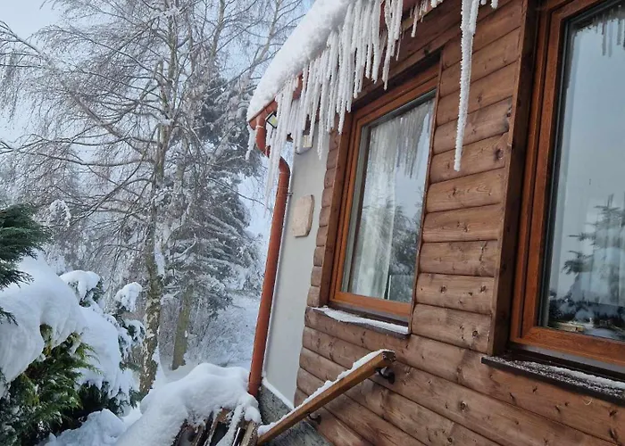 Jeleni Drevenice S Vlastni Virivkou Vakantiehuis Horni Halze